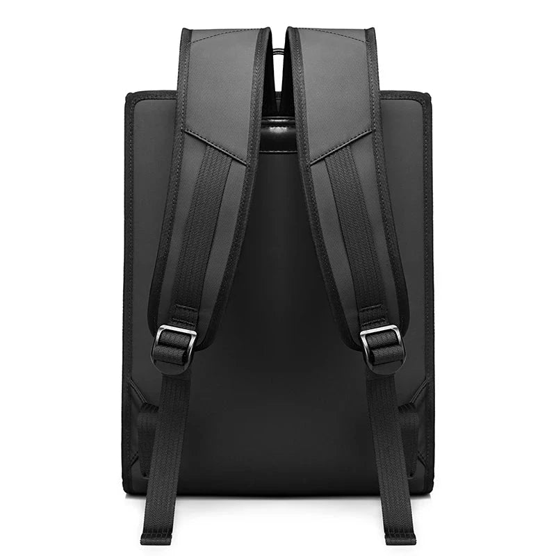 Vue de profil du sac à dos imperméable et ergonomique