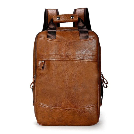 Vue arrière du sac à dos rétro avec bretelles rembourrées