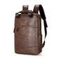Sac à dos marron foncé avec détails vintage et poches