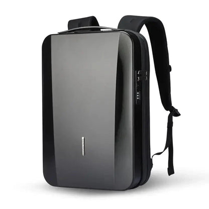 Sac à dos noir avec fermeture sécurisée et poches multiples