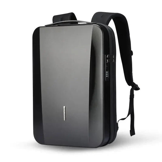 Sac à dos noir avec fermeture sécurisée et poches multiples