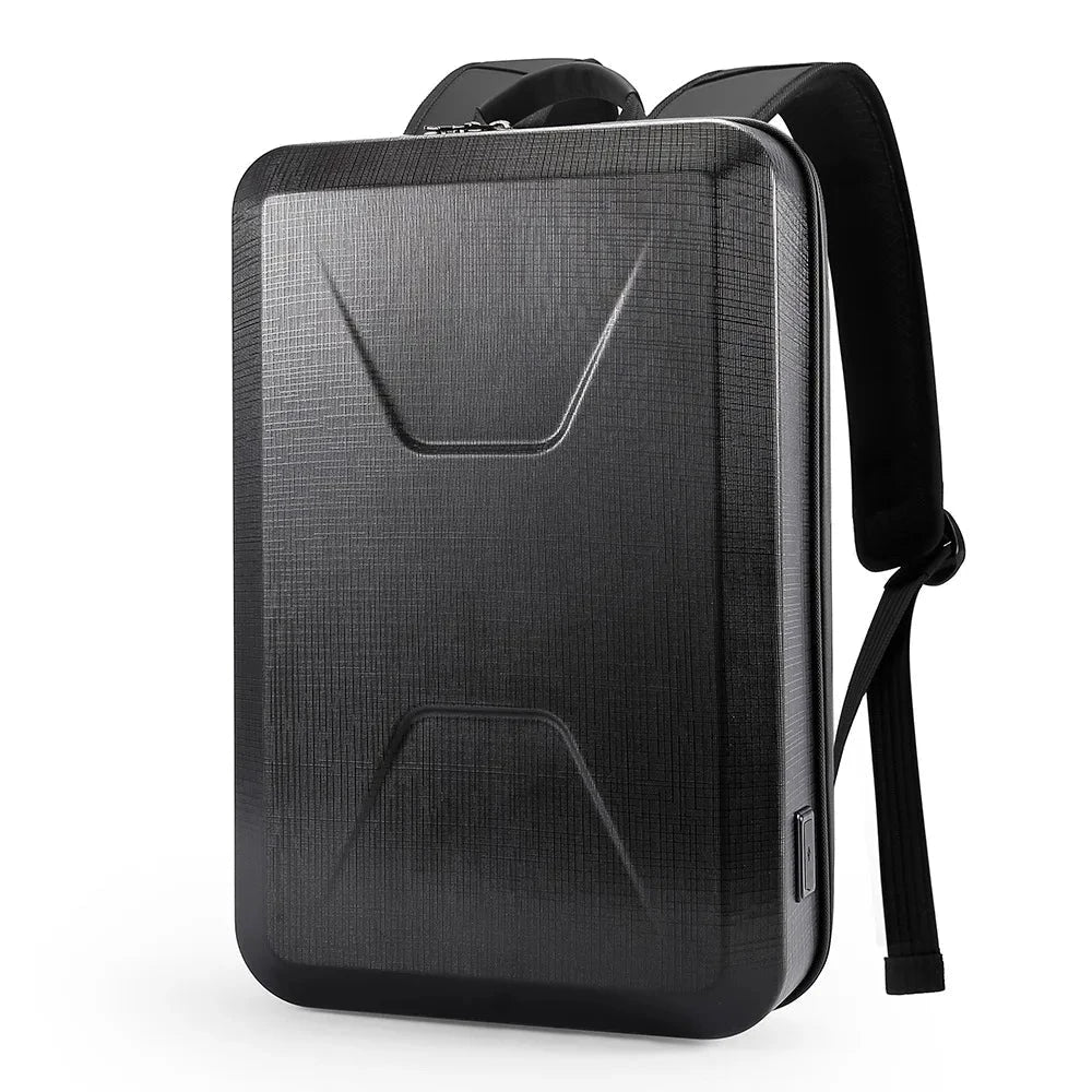 Sac à dos noir avec design compact et ergonomique