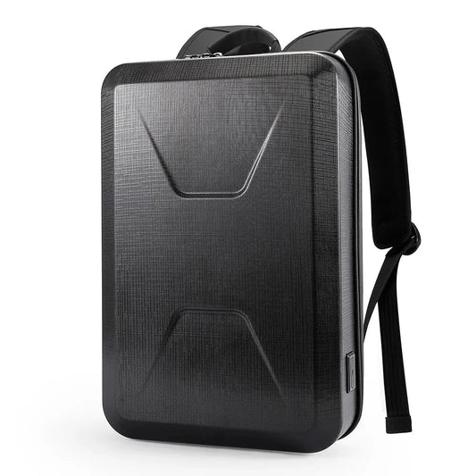 Sac à dos noir avec design compact et ergonomique