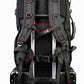 Sac à dos extensible avec compartiments multiples, vue de face