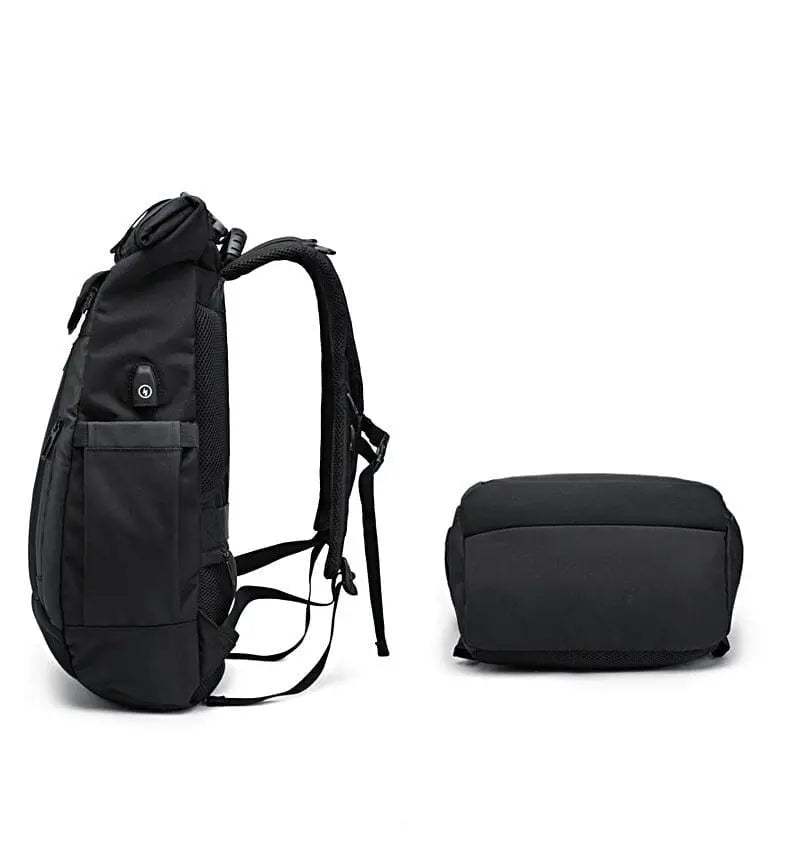 Sac à dos roll top avec port USB intégré