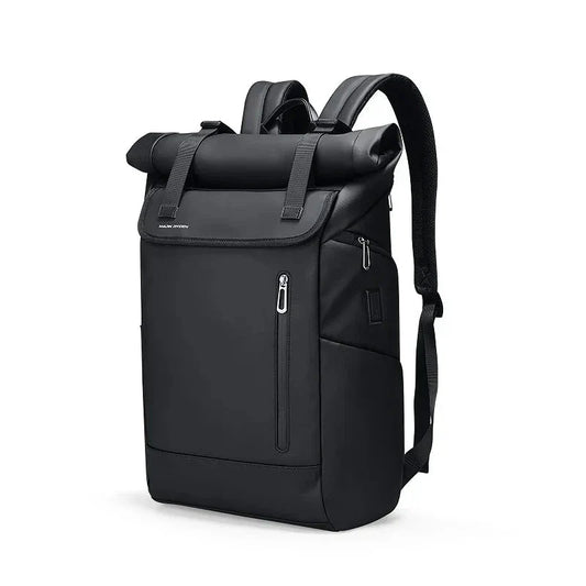 Sac à dos fermé, vue de face élégante et compacte