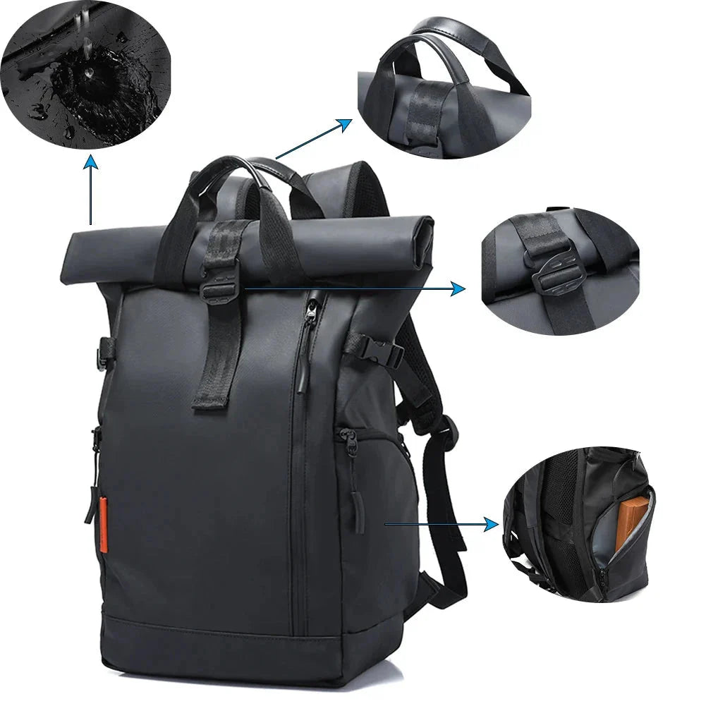 Compartiment pour ordinateur portable dans le sac à dos imperméable