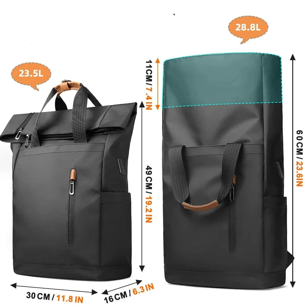 Port USB intégré sur le côté du sac à dos