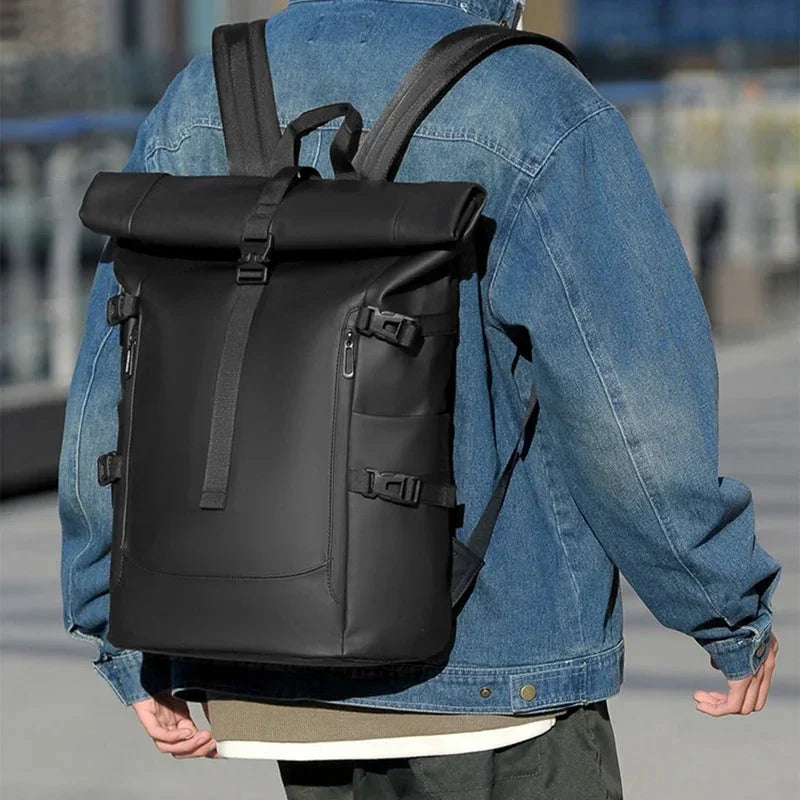 Sac à dos rolltop imperméable avec fermeture ajustable