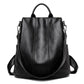 Sac à dos noir élégant avec ouverture sécurisée au dos