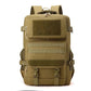 Sac à dos couleur camel avec design militaire