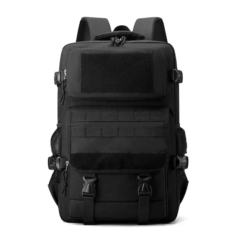 Version noire du sac à dos avec finition élégante