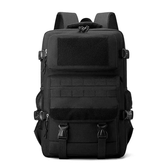 Version noire du sac à dos avec finition élégante