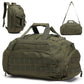 Sac à dos tactique gris avec multiples poches et sangles ajustables