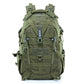 Version kaki du sac à dos avec design militaire
