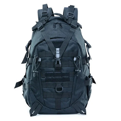 Sac à dos noir en nylon, style urbain et moderne