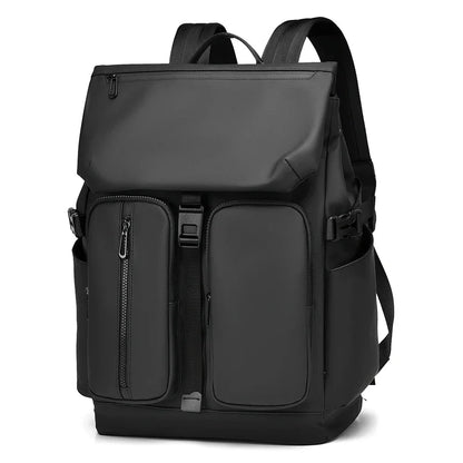 Sac à dos noir avec design minimaliste et moderne