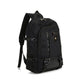 Sac à dos en toile canvas noir, design moderne