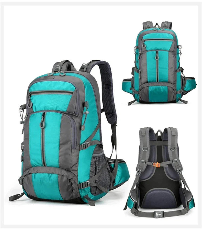 Détail du tissu nylon imperméable du sac à dos