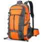 Sac à dos orange avec grande capacité de rangement