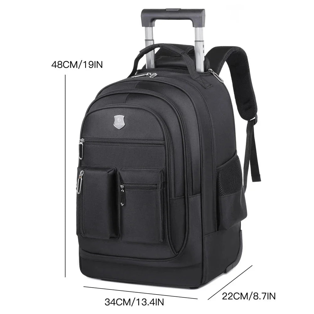 Sac à dos trolley avec design moderne et élégant pour voyageurs urbains