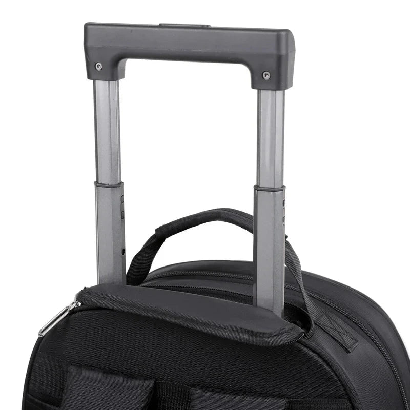 Sac à dos trolley avec grande capacité de rangement pour voyages prolongés