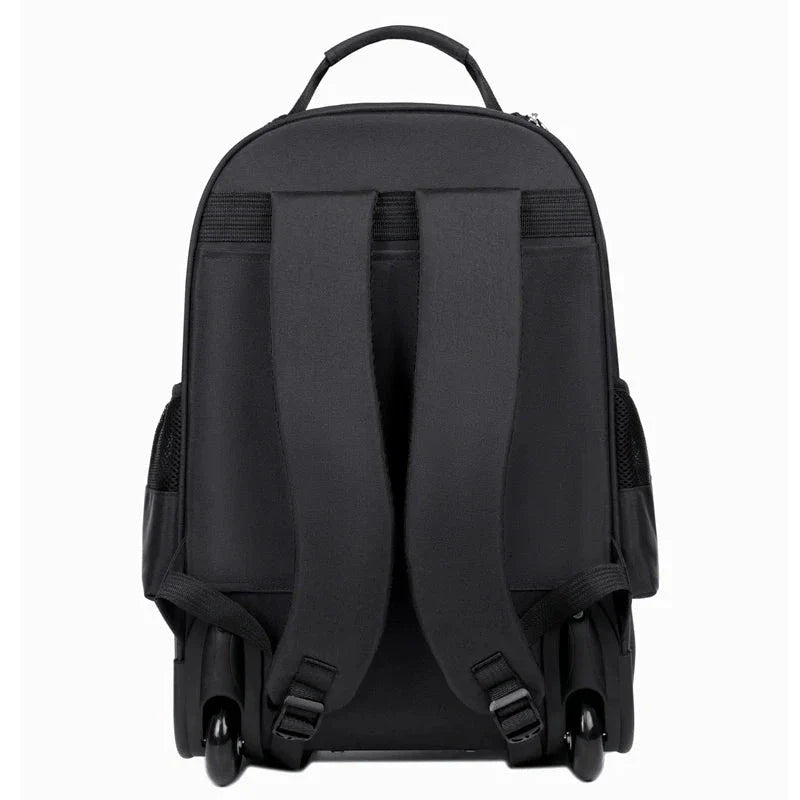 Sac à dos trolley en nylon imperméable, idéal pour toutes conditions