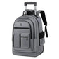 Sac à dos trolley gris avec compartiments multiples pour organisation optimale