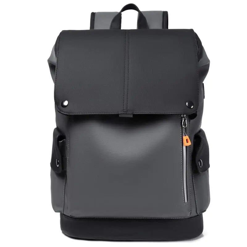 Version anthracite du sac à dos urbain imperméable