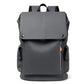 Sac à dos urbain en gris avec port USB visible
