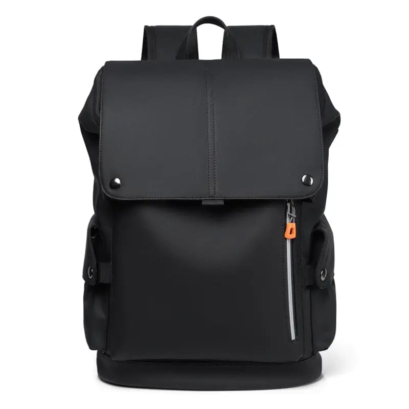 Sac à dos noir élégant avec multiples compartiments