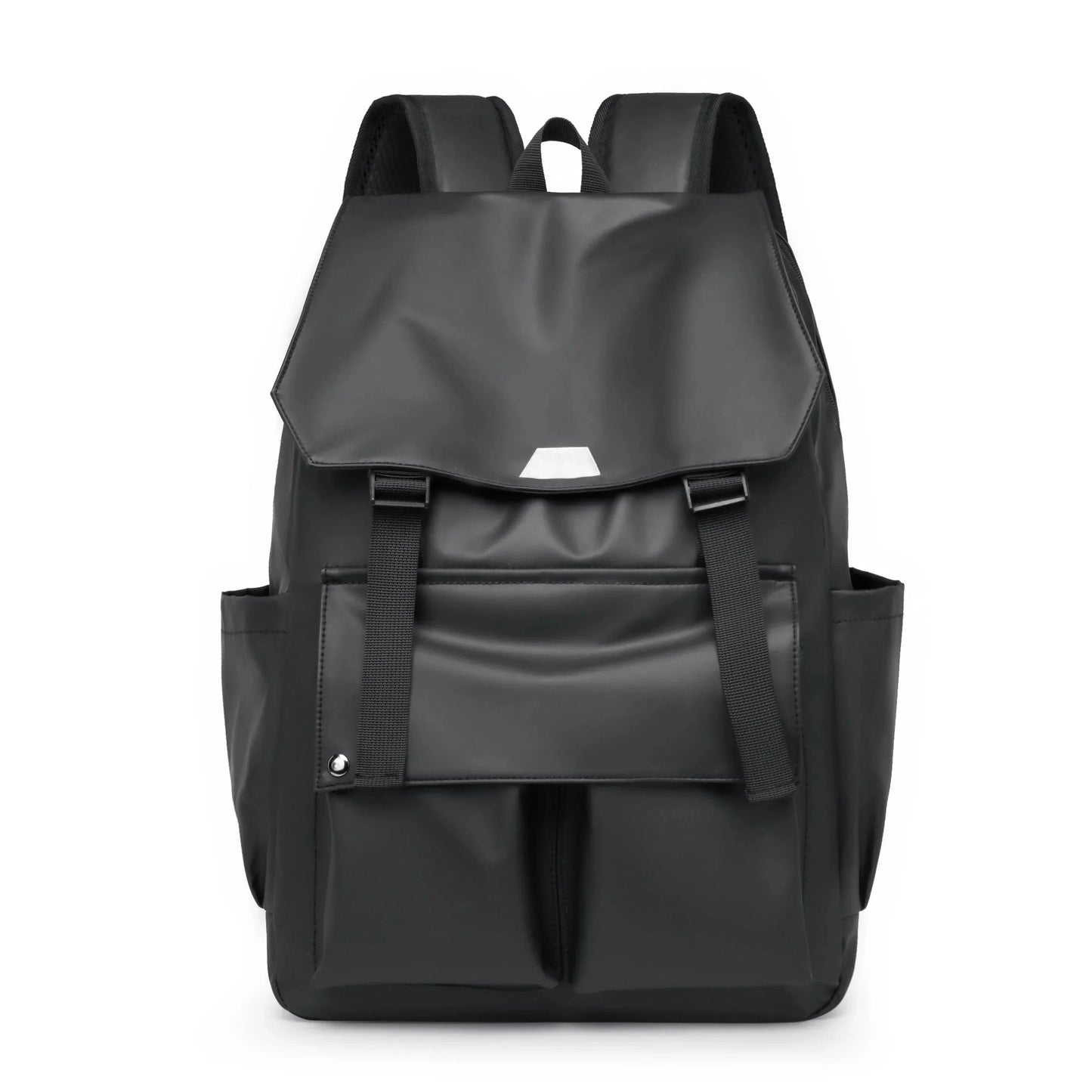 Sac à dos noir élégant, idéal pour les déplacements urbains