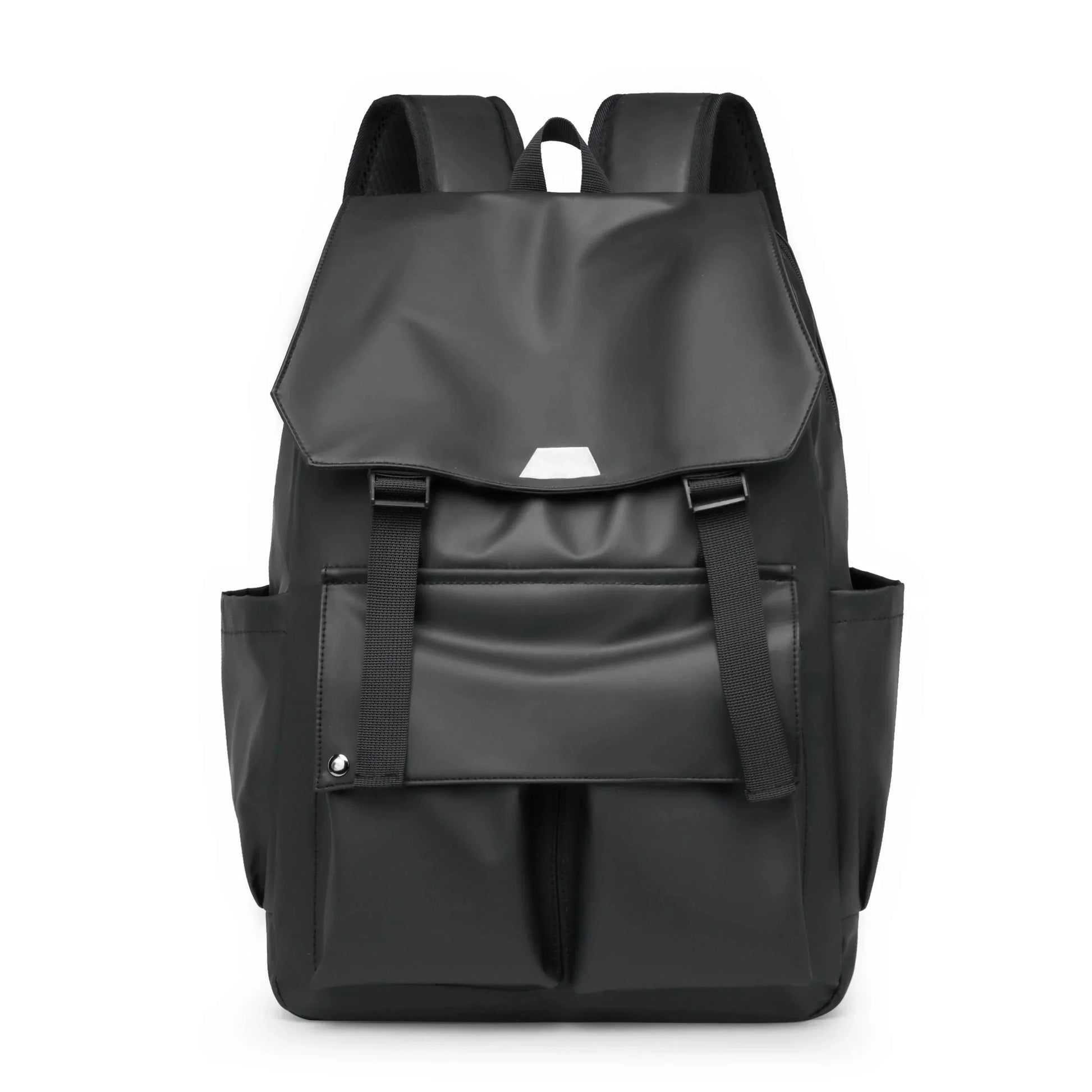Sac à dos noir élégant, idéal pour les déplacements urbains