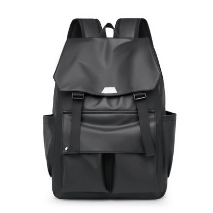 Sac à dos noir élégant, idéal pour les déplacements urbains