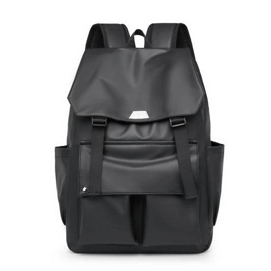 Sac à dos noir élégant, idéal pour les déplacements urbains