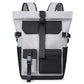 Sac à dos gris clair avec grande capacité ajustable