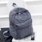 Sac à dos en velours côtelé gris moderne