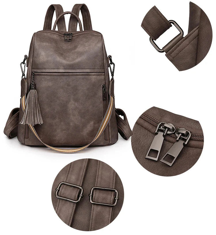 Sac à dos en PU avec design épuré et moderne