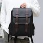 Sac à dos vintage avec ordinateur portable à l'intérieur