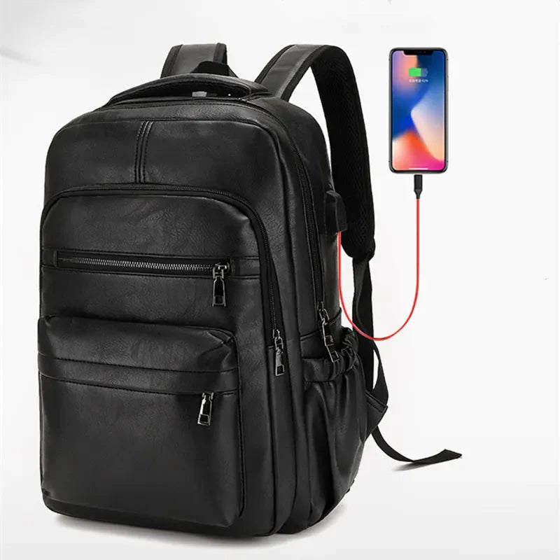Sac à dos rétro avec multiples poches extérieures