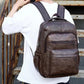Sac à dos marron vintage avec design rétro élégant