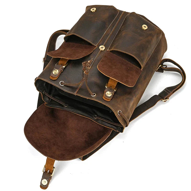Vue arrière du sac à dos avec poche anti-pickpocket