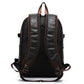 Vue de profil du sac à dos étanche noir