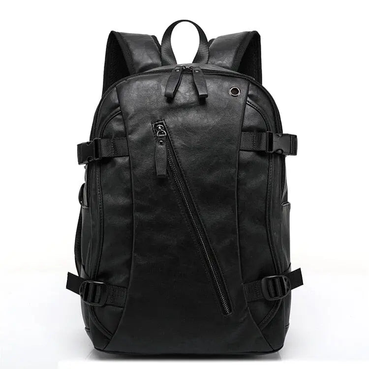 Sac à dos noir avec bretelles ajustables