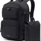 Sac à dos 40L noir avec design élégant et minimaliste