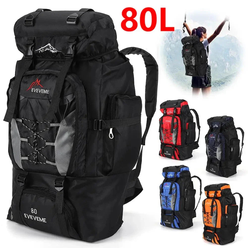 Système de portage ergonomique du sac à dos 80L