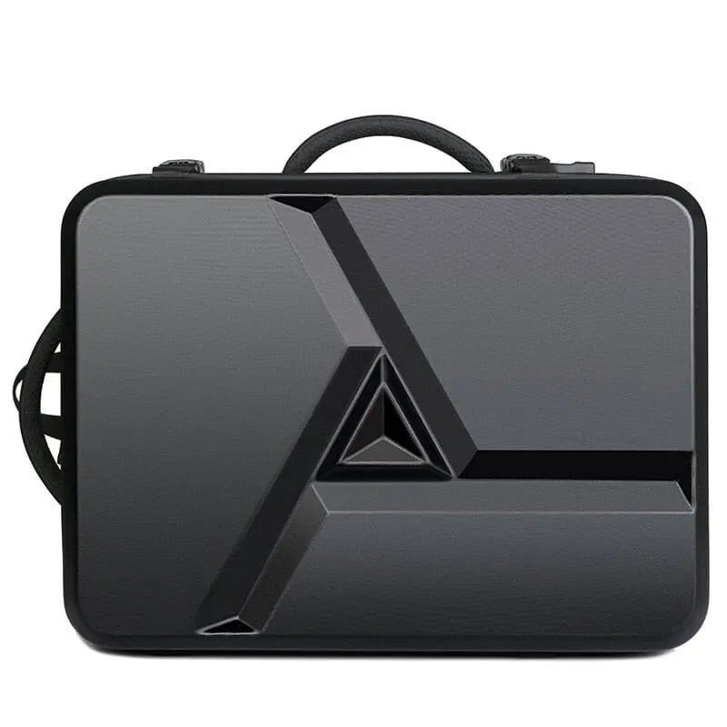 Vue rapprochée du port USB sur le sac à dos rigide