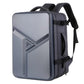 Sac à dos rigide couleur anthracite, vue de profil