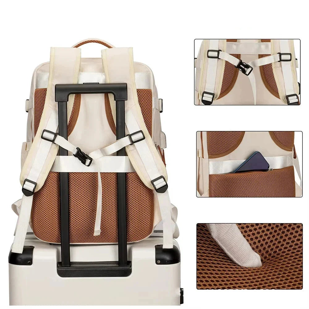 Sac à dos avec ordinateur portable dans le compartiment dédié