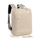 Sac à dos beige avec port USB intégré, vue de face